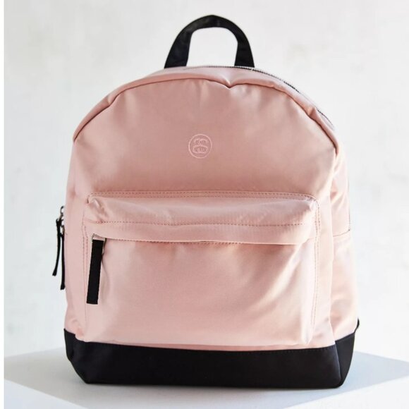 BNWOT Stussy "No Comply" Glossy Pink Zip-Up Backpack - Picture 3 of 10